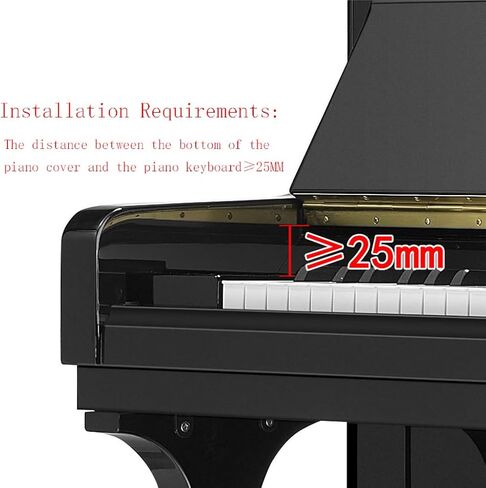 سدادة غطاء البيانو، غطاء دعامة غطاء البيانو، وسادات أمان لغطاء البيانو للبيانو المستقيم باللون الذهبي in Kuwait