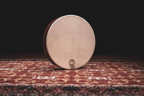 طبلة إطار Meinl Percussion مقاس 18 بوصة مع شريط متقاطع، سلتيك Bodhran-غير مصنوع في رأس جلد الماعز الصيني، لمسة نهائية بنية عتيقة، ضمان لمدة عامين، 0 (FD18BO) in Saudi Arabia