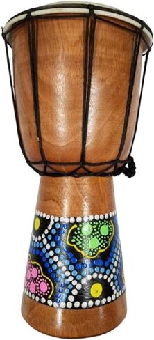 Djembe Drum- طبلة الإيقاع الأفريقية، طبلة يد بونغو صوت احترافي (6 بوصات) in Saudi Arabia