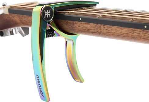 AMUMU FretGrip Guitar Capo For Electric and Acoustic Guitars- Ergonomic One-Hand Design, Secure Grip - Guitar Accessories in Kuwait