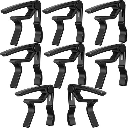 Capo,Guitar Capo for Acoustic Electric Guitar (8 Pack Black) in Saudi Arabia