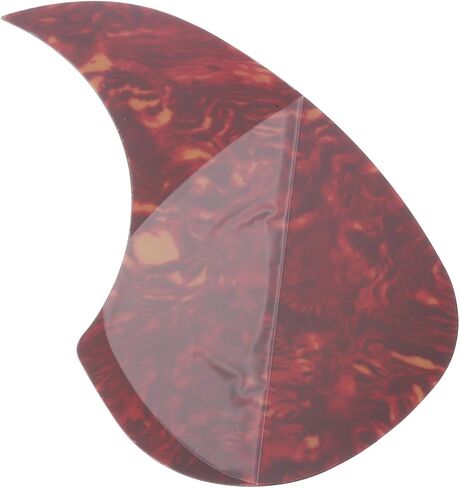 MECCANIXITY 1 قطعة الغيتار الصوتي Pickguard لوحة حماية الغيتار تناسب 38 بوصة ذاتية اللصق أجزاء الغيتار الصوتية الكهربائية 96 × 158 مم شكل قطرة الماء أبيض in Kuwait
