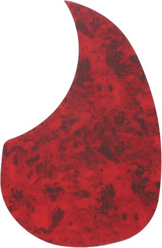 MECCANIXITY 1 قطعة الغيتار الصوتي Pickguard لوحة حماية الغيتار تناسب 38 بوصة ذاتية اللصق أجزاء الغيتار الصوتية الكهربائية 96 × 158 مم شكل قطرة الماء أبيض in Kuwait