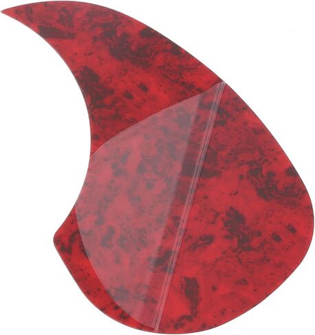 MECCANIXITY 1 قطعة الغيتار الصوتي Pickguard لوحة حماية الغيتار تناسب 38 بوصة ذاتية اللصق أجزاء الغيتار الصوتية الكهربائية 96 × 158 مم شكل قطرة الماء أبيض in Kuwait