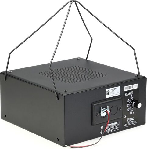 Atlas Sound M1000 - مكبر صوت مزدوج المخروط مقاس 8 بوصات مع محول 70.7 فولت - 4 وات وغطاء (أسود، فردي) in Kuwait