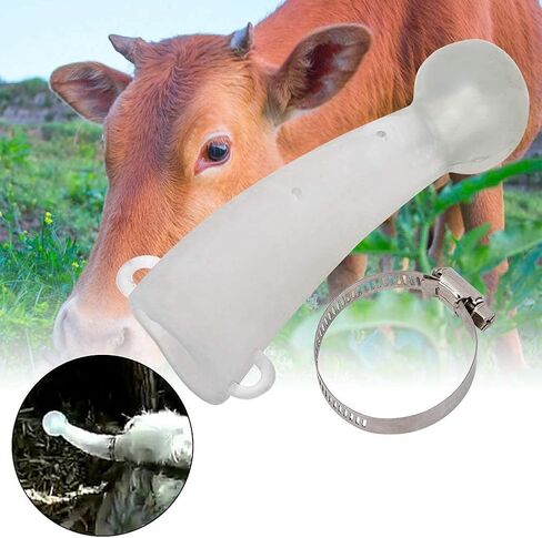 موموسوكي مستدير من السيليكون على شكل عجل الماشية والثور والبقرة والقرن المضاد للقتال ملحقات المزرعة in Kuwait