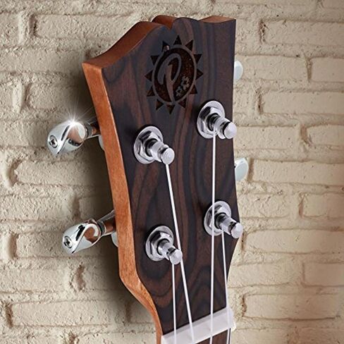 Pyle Solid Wood Spruce Soprano Ukulele - Professional Instrument with Spruce Face, Mahogany Neck, Black Walnut Fingerboard & Bridge - Pyle Pro PUKT65 in Saudi Arabia