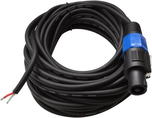Seismic Audio - SPRW50 (4 Pack) - 50 Foot Raw Wire to Speakon Speaker Cable - 16 Guage - PA/DJ/Home Audio in Saudi Arabia