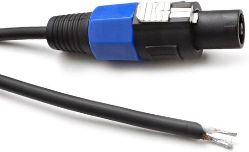 Seismic Audio - SPRW50 (4 Pack) - 50 Foot Raw Wire to Speakon Speaker Cable - 16 Guage - PA/DJ/Home Audio in Saudi Arabia