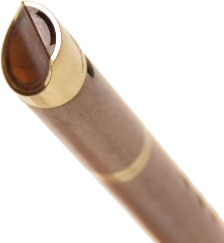 صافرة خشبية من Key of D VDC-01 صوت رائع منحوت يدويًا من الخشب المستقر وآلة النفخ الشعبية التقليدية وأوركسترا الفلوت الخشبية الفريدة المصنوعة يدويًا باللون البني والخشب البني in Saudi Arabia