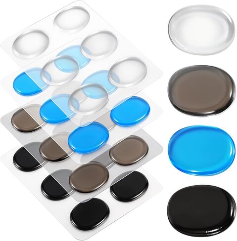 24 PCS Drum Gels Drum Dampeners Multicolor Drum Dampening Pads Silicone Drum Silencers Gel Drum Dampeners Pads Soft Drum Silencers Mute Tone Control Damper Dampening Kit for Snare Tom Drums Cymbals in Saudi Arabia