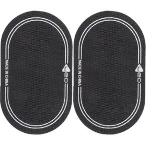 Abaodam 2 Pcs Bass Drum Double Pedal Patch Drumhead Protector Stickers Easy Apply & Remove for Kick Drum Percussion Accessories