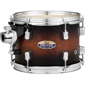Pearl Drum Set Rack Tom, Satin Brown Burst (DMP1208T/C260)