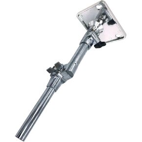 Electronic Module Mounting Plate with Adjustable Drum Tilting Holder, Metal Electronic Drum Module Mount Holder for Drum Set Cymbal Stand Electronic Controller Multi-Pad Drum Pads Mount