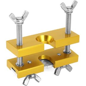 QWORK Trumpet Mouthpiece Remover Puller Tool for Brass Wind Instruments, Compatible with Trumpet, Trombone, Tuba, Aluminum & Steel with Anti-Oxidation Coating, Adjustable Mouthpiece Puller Tool, Gold