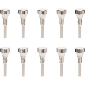 Jiayouy 10Pcs Trumpet Screws for Bb Trumpet Replacement Parts, Trumpet Anti Slip Screw 3rd Valve Tuning Slide Stopper Screw Trumpet Repair Accessory