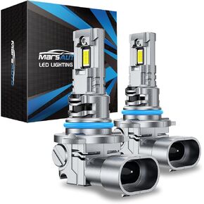 Marsauto H13/9008 Fog Bulbs, Real 1:1 Size Super Bright H13/9008 Light Bulbs,Plug and Play, Pack of 2