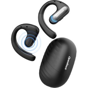 Pro Open Ear Headphones, Bluetooth 5.2 Wireless Earbuds, 46 Hours Playtime with Charging Case, Extra Deep Bass, IPX5 Waterproof, for Sports, Gaming, Office, Running, Cycling, Driving, Hiking