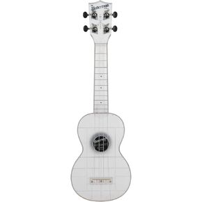 Kala Brand Music Co. The Waterman Sea Collection, 4-String Ukulele, Right, Frosted Glass, Soprano (KA-WMT-CL-S)