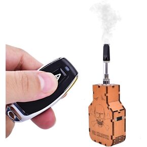 Mini Handheld Fog Machine, Remote-Controlled Smoke Machine for Filming,Battery Powered Fog Machine, Shooting Videos, Outdoor Activities, Halloween, Cosplay (Rounded tip)