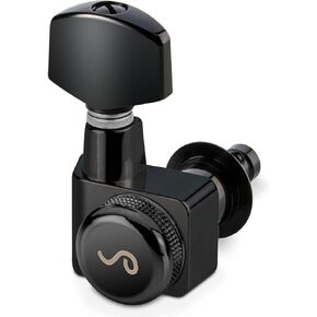 Schaller Machine Heads - Original F Series Locking Tuner Black Chrome