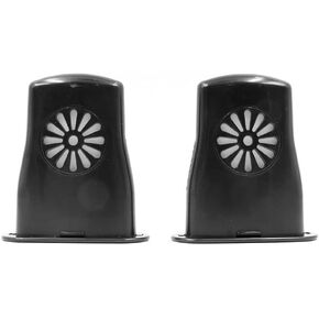 Alnicov Acoustic Guitar Humidifier,2 Pack Guitar Humidifier,Sound Holes Humidifier for Moisture Reservoir Prevent Cracking,Black