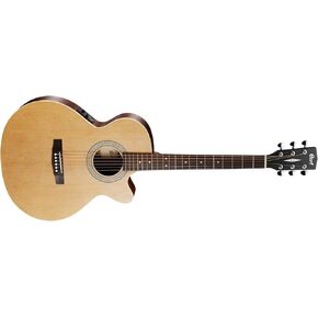 Cort 6 String Acoustic-Electric Guitar, Right, Open Pore Natural, Full (SFXMEOP-A)