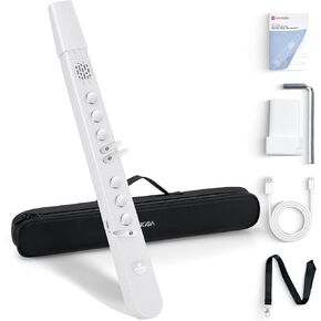 Vangoa MAE-02 Digital Wind Instrument, Professional Electronic Wind Instrument Synthesizer Rechargeable Wireless EWI with 3 Fingerings 35 Tones 7 Functions for Beginners Adults Teens Kids, Black