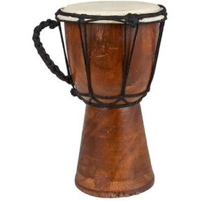 Drum Djembe is a Rope goat skin Covered Goblet African Drum Played by Hands West Africa style jembe for drums circle and more (9x20)