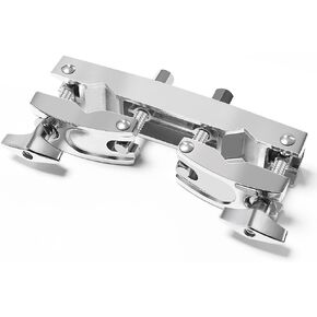 Silver Multi-clamp, Adjustable Quick Release Multi-clamp Construct with Premium Stainless Steel Material, Cymbal Stand Mount Holder for Drum Cymbal Stands & Holders