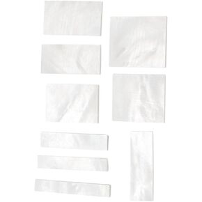 SHOWERORO 9 Pcs Fretboard Inlay Markers for Guitar Parts Position Dots Neck Block Material for Customizing Guitars and Accessories