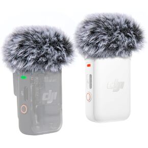 For DJI Mic 2 Pop Filter - DJI Osmo Pocket 3, DJI Microphone Wireless Outdoor Microphone Cover Noise Reduction, Mic Covers Applicable to DJI Wireless Mic 2, DJI Osmo Pocket 3 Creator Combo (2 Packs)