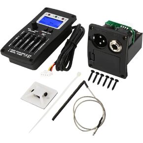 F-5T 5Band Equalizer Digital Tuner Pickup for Electric Acoustic Classic Guitar