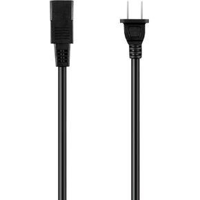 2-Prong Square AC Power Cord Cable Lead Replacement for Roland Rhodes Synthesizer Keyboard VK-1000 MK-80-2.4M / 8FT Long Cord