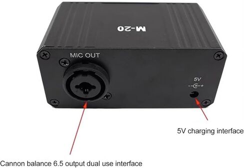 ميكروفون Preamp ذو مكاسب عالية 48 فولت طاقة فانتوم XLR مخرج ميكروفون مضخم للميكروفونات الديناميكية والمكثفة الداعم in Saudi Arabia