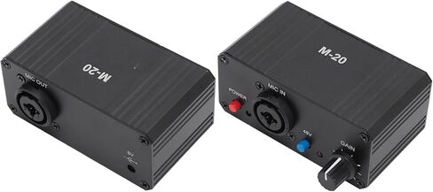 ميكروفون Preamp ذو مكاسب عالية 48 فولت طاقة فانتوم XLR مخرج ميكروفون مضخم للميكروفونات الديناميكية والمكثفة الداعم in Saudi Arabia