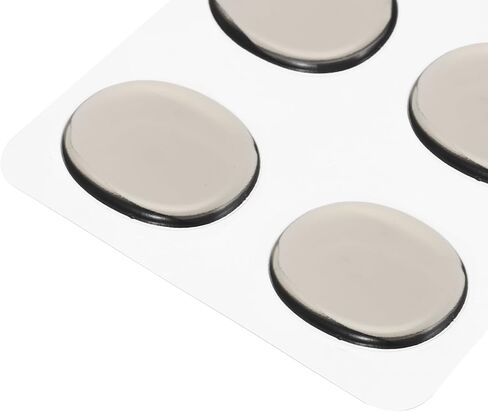 MECCANIXITY 18 Pcs Drum Dampeners Gel Pads Silicone Mute Pads Drum Silencers Drum Dampeners Moon Gels Black 30x25x3mm for Drums Cymbals Tone Control in Saudi Arabia