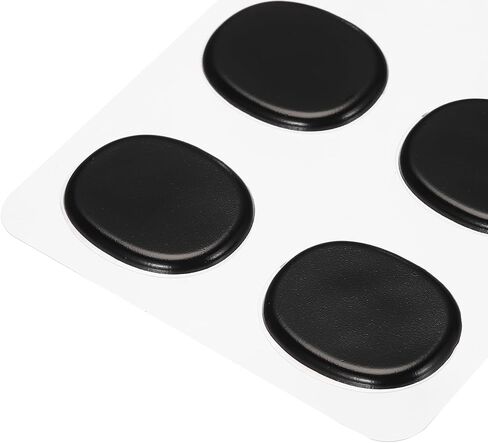 MECCANIXITY 18 Pcs Drum Dampeners Gel Pads Silicone Mute Pads Drum Silencers Drum Dampeners Moon Gels Black 30x25x3mm for Drums Cymbals Tone Control in Saudi Arabia