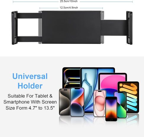 Mic Stand Phone Holder, Cell Phone Holder for Mic Stand, Adjustable Flexible Pole Phone Mount for Microphone, Music, Drum Stand, for Smartphone (Phone Holder) in Saudi Arabia