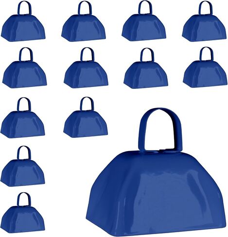 Windy City Novelties Metal Cowbell Novelty Noise Makers - 3 inch - 12 Pack - Orange in Kuwait