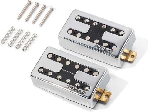 Wilkinson M Series Alnico 5 Humbucker Pickups Neck Bridge Pickups Set for Les Paul Style SG Electric Guitar (WOGH) in Saudi Arabia