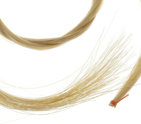 خلق فكرة الكمان القوس شعر الخيل شعر الحصان اللون الطبيعي غير مقصور 29 بوصة طول ل 4/4 الكمان فيولا التشيلو in Kuwait