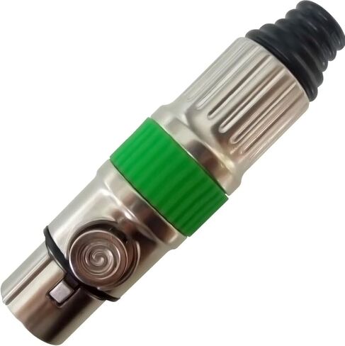 6 قطع من RIVIERA مكونة من 6 ألوان XLR 3pin موصل أنثى مطلي بالكروم مع جهات اتصال مطلية بالذهب عيار 24 قيراط in Saudi Arabia