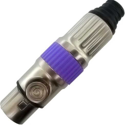 6 قطع من RIVIERA مكونة من 6 ألوان XLR 3pin موصل أنثى مطلي بالكروم مع جهات اتصال مطلية بالذهب عيار 24 قيراط in Saudi Arabia