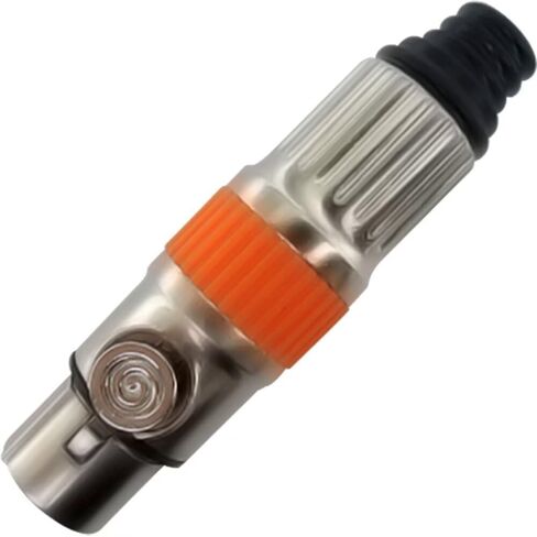 6 قطع من RIVIERA مكونة من 6 ألوان XLR 3pin موصل أنثى مطلي بالكروم مع جهات اتصال مطلية بالذهب عيار 24 قيراط in Saudi Arabia