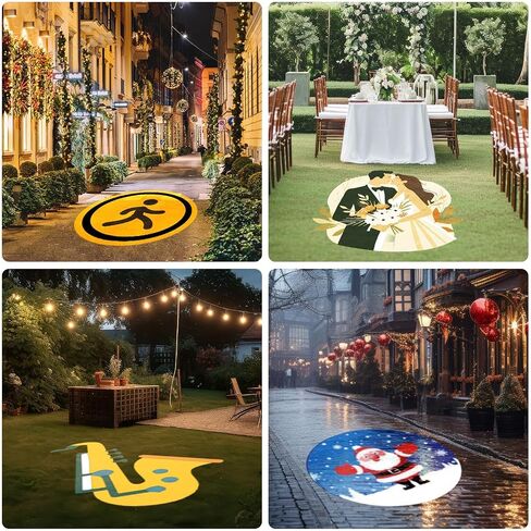 90W Logo GOBO Projector 4K Lamp Beads IP67 Waterproof Rust-Resistant Remote-Controlled Custom GOBO for Advertising,Parties,Weddings Indoor and Outdoor in Saudi Arabia