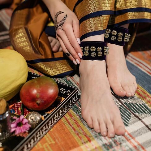 MBI Ankle bells Bharatnatyam Ghungroo and kathak dancing Anklet (Ghungroo) |Musical Instrument Dancing gear| Indian Classical Dancers Anklet (Red) in Saudi Arabia