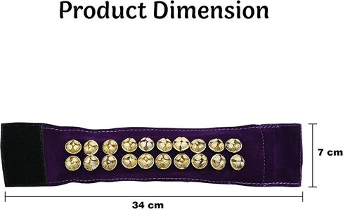 MBI Ankle bells Bharatnatyam Ghungroo and kathak dancing Anklet (Ghungroo) |Musical Instrument Dancing gear| Indian Classical Dancers Anklet (Red) in Saudi Arabia
