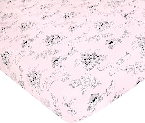 Hudson Baby Unisex Baby Cotton Fitted Crib Sheet, Cute Farm, One Size in Saudi Arabia