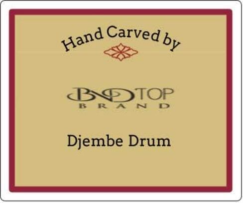 Drum Djembe is a Rope goat skin Covered Goblet African Drum Played by Hands West Africa style jembe for drums circle and more (9x20) in Kuwait